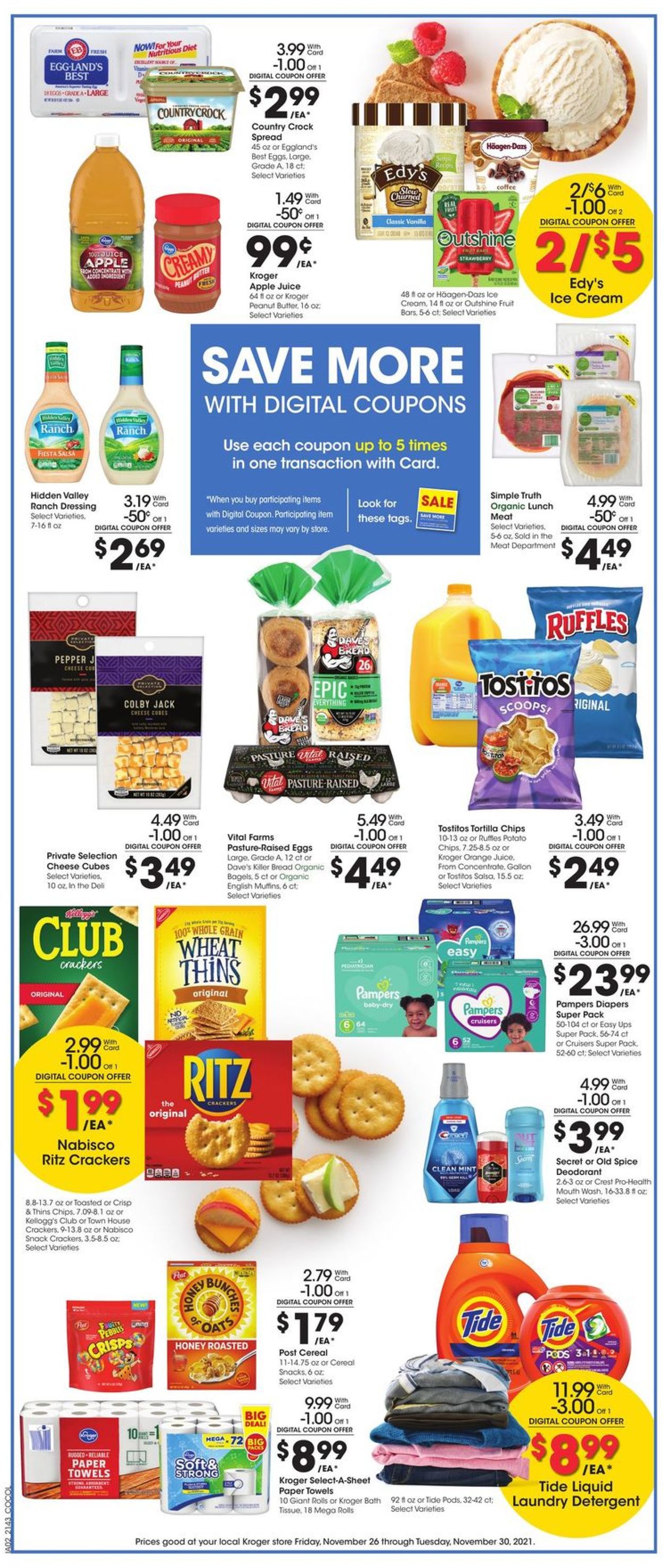 Catalogue Kroger from 11/26/2021