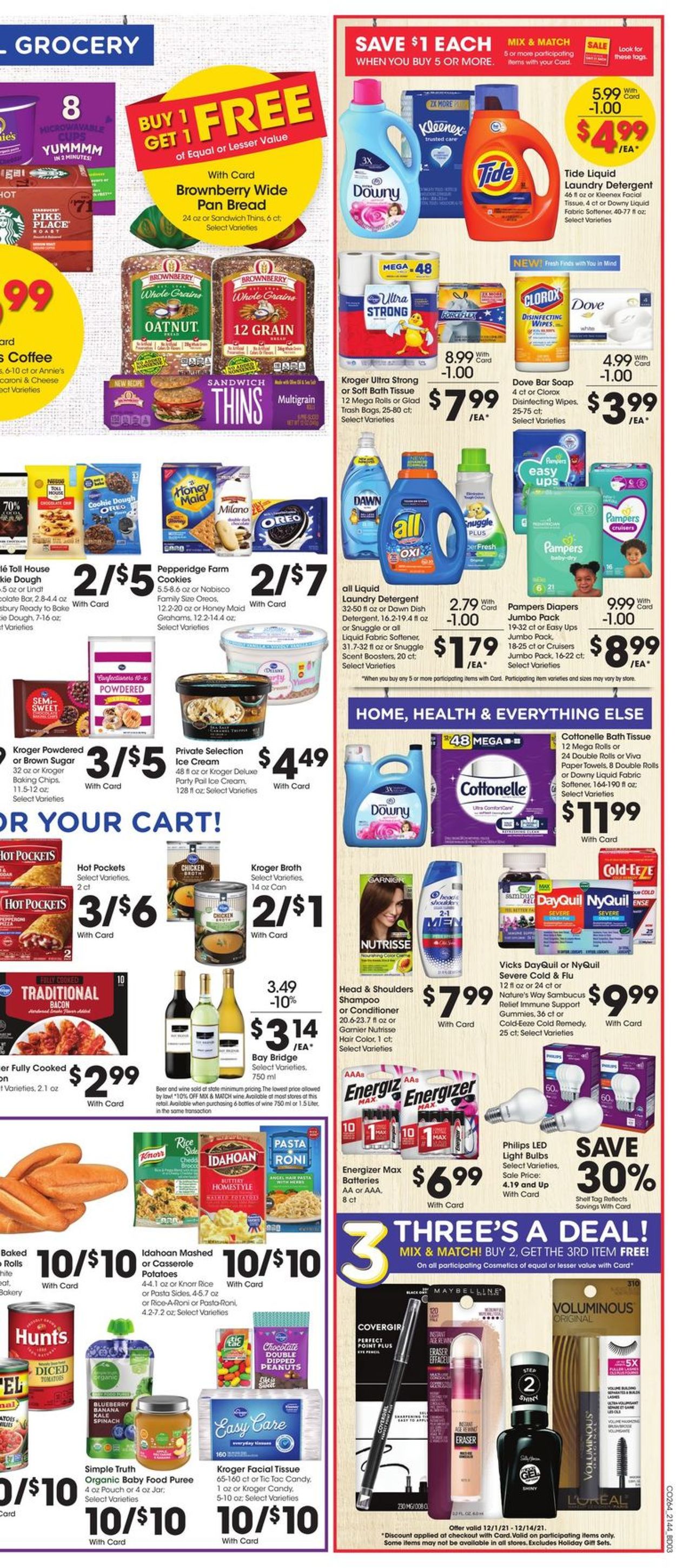 Catalogue Kroger from 12/01/2021