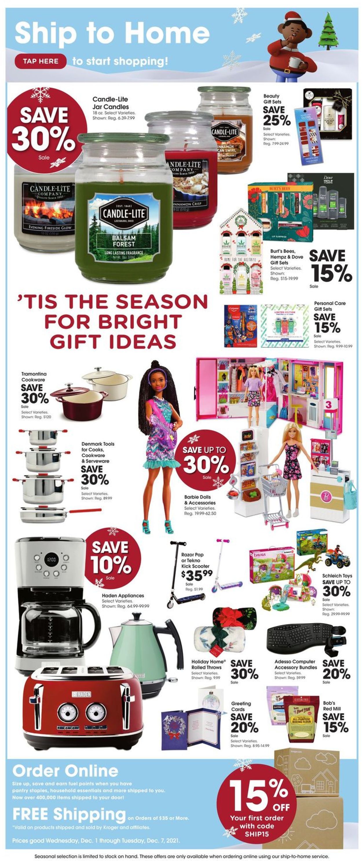 Catalogue Kroger HOLIDAYS 2021 from 12/01/2021