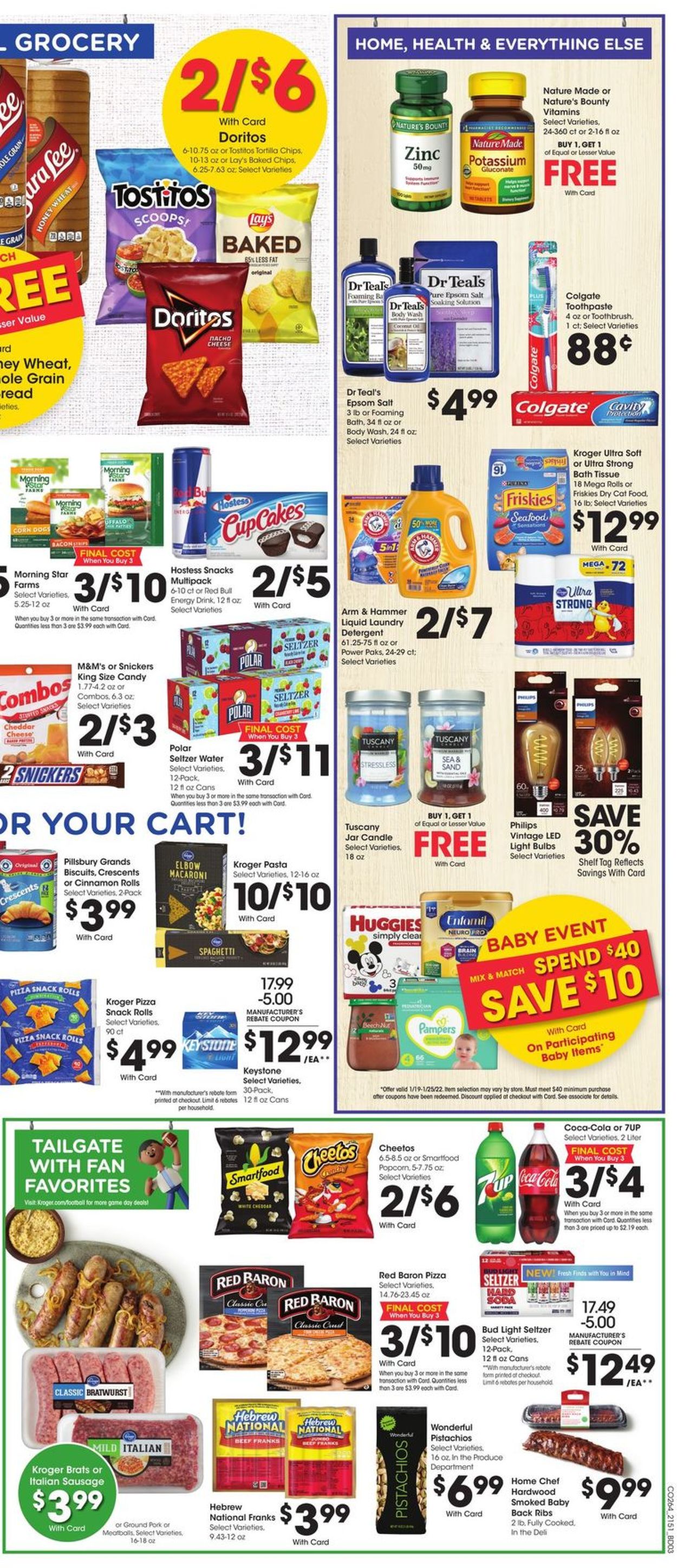 Catalogue Kroger from 01/19/2022