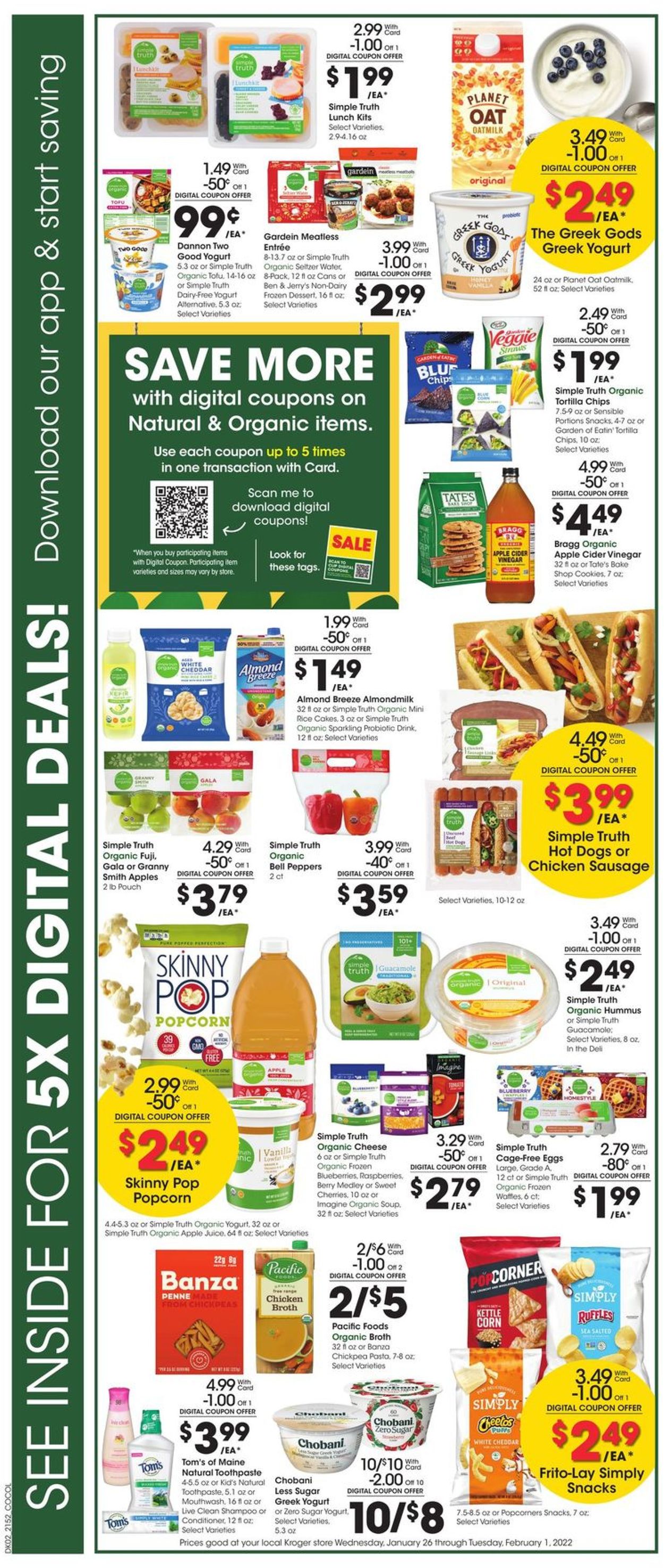 Catalogue Kroger from 01/26/2022