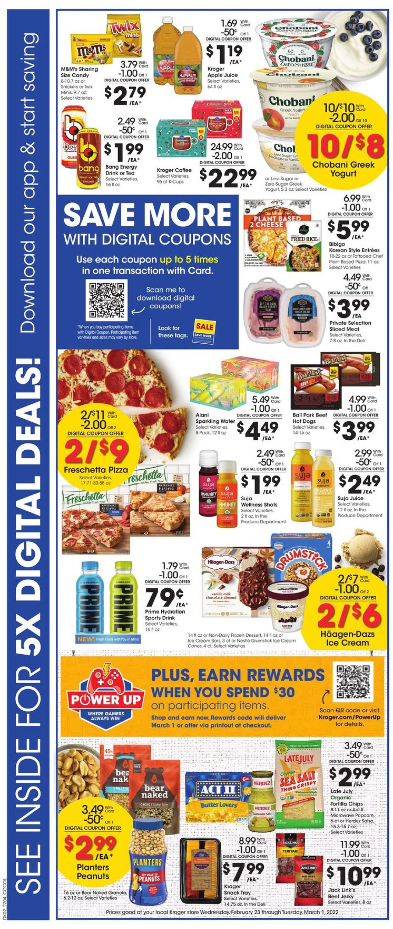 Catalogue Kroger from 02/23/2022