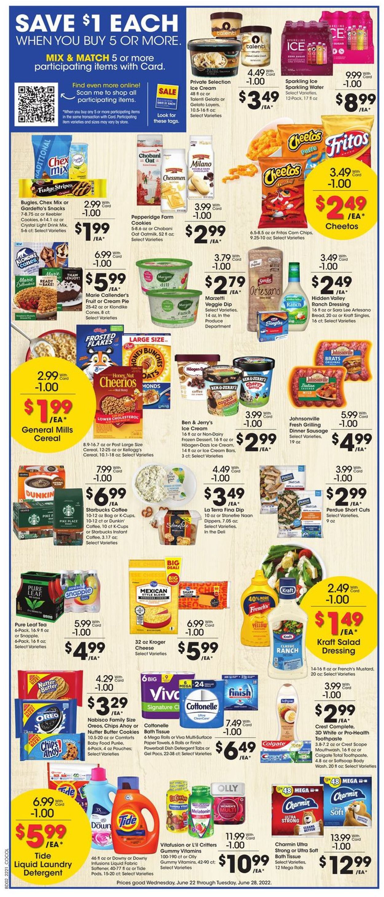 Catalogue Kroger from 06/22/2022