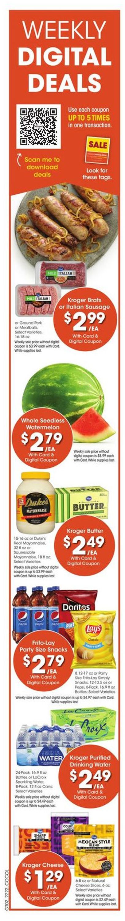 Catalogue Kroger from 06/29/2022