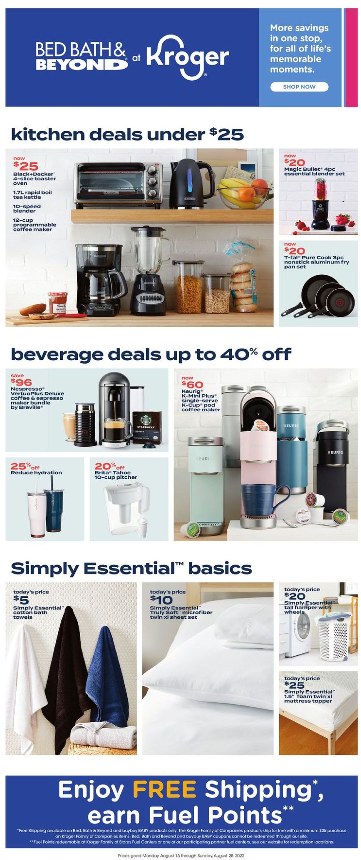 Catalogue Kroger from 08/15/2022