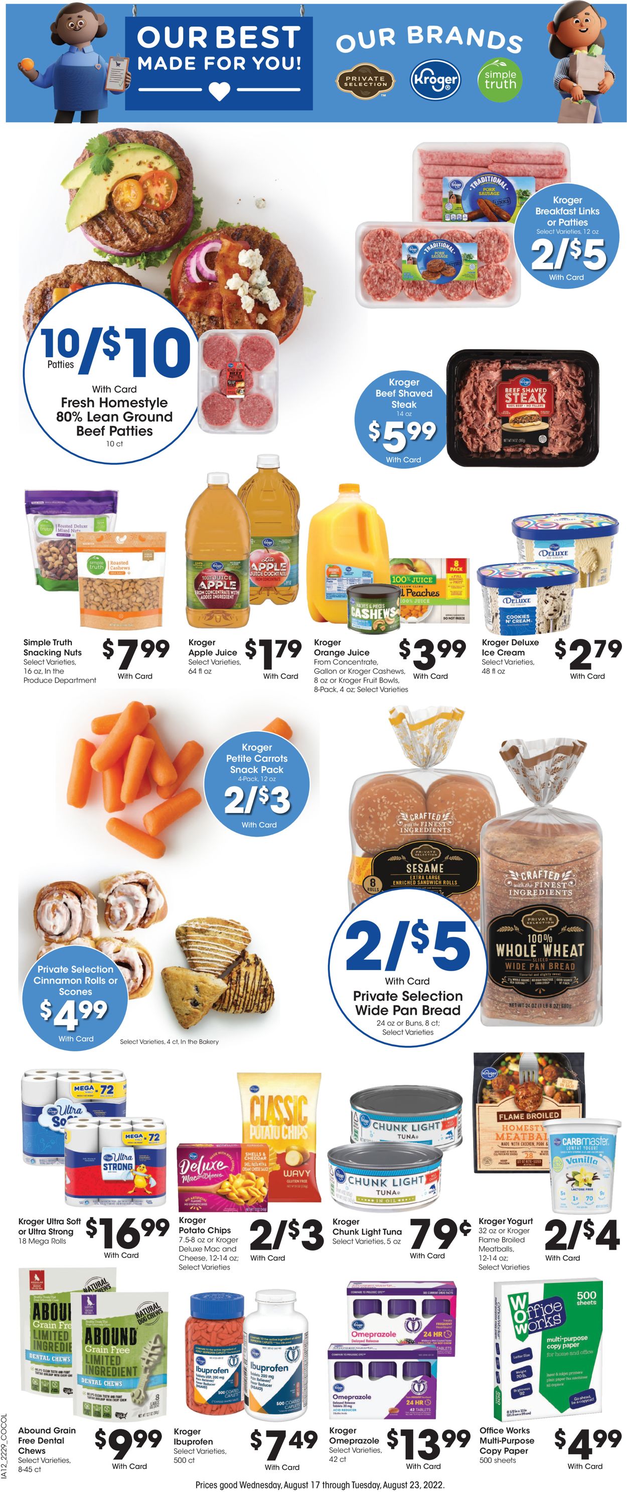 Catalogue Kroger from 08/17/2022
