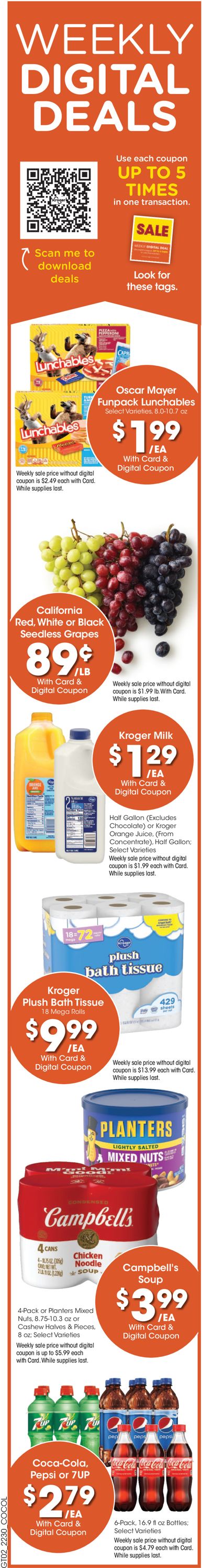 Catalogue Kroger from 08/24/2022