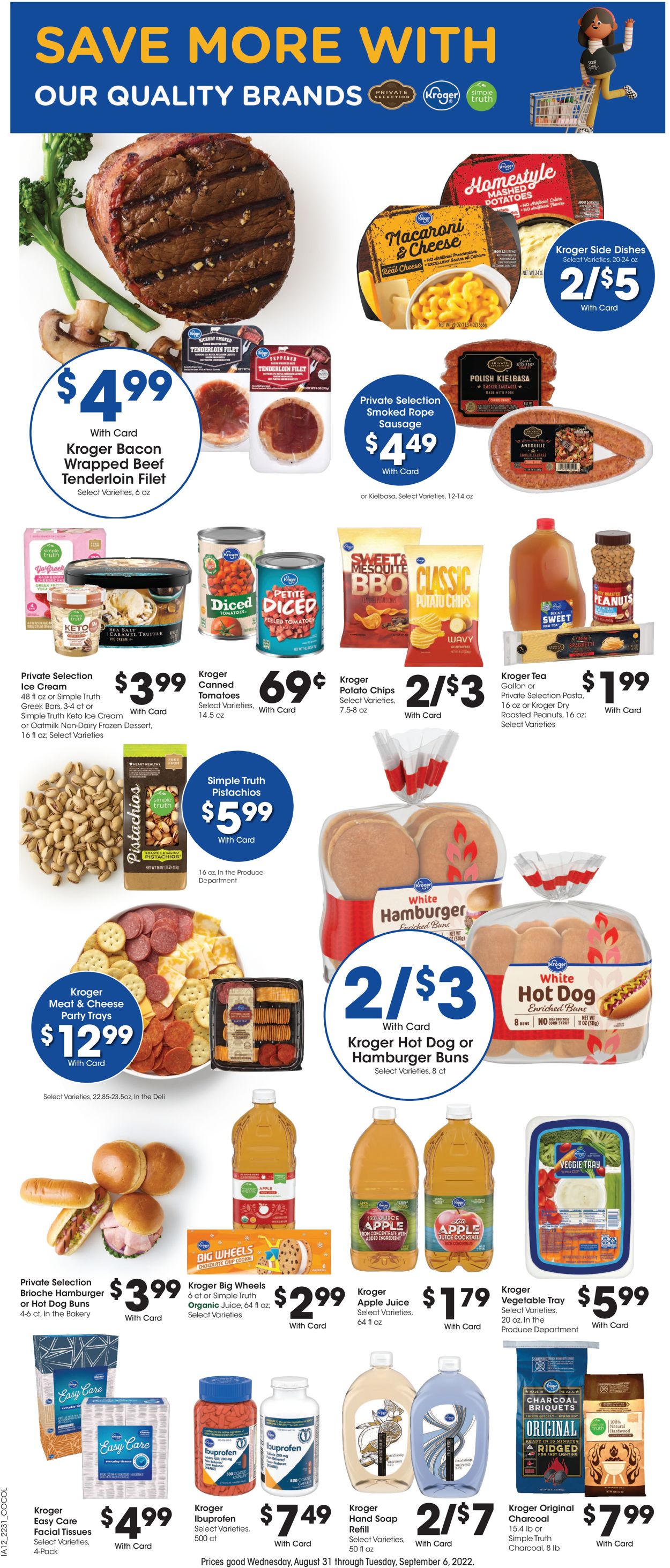 Catalogue Kroger from 08/31/2022