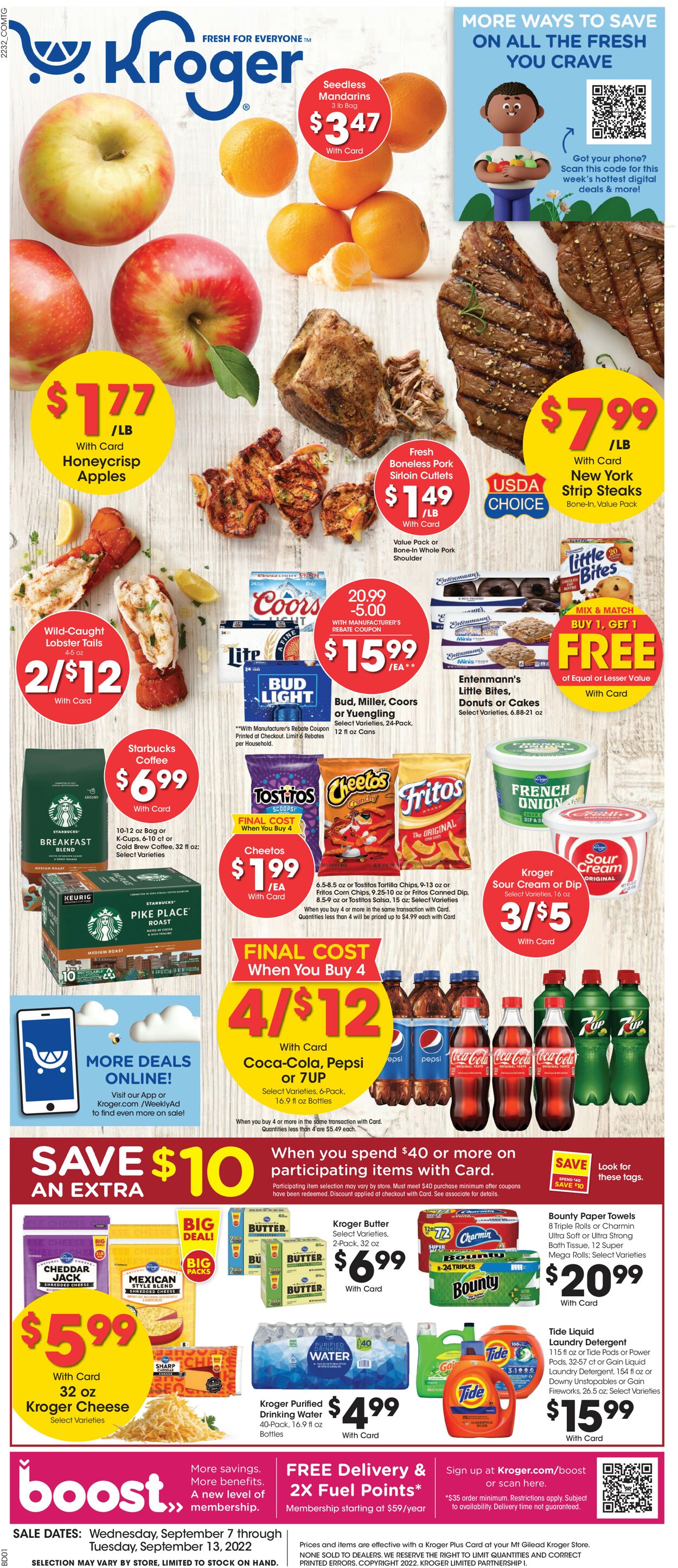 Catalogue Kroger from 09/07/2022