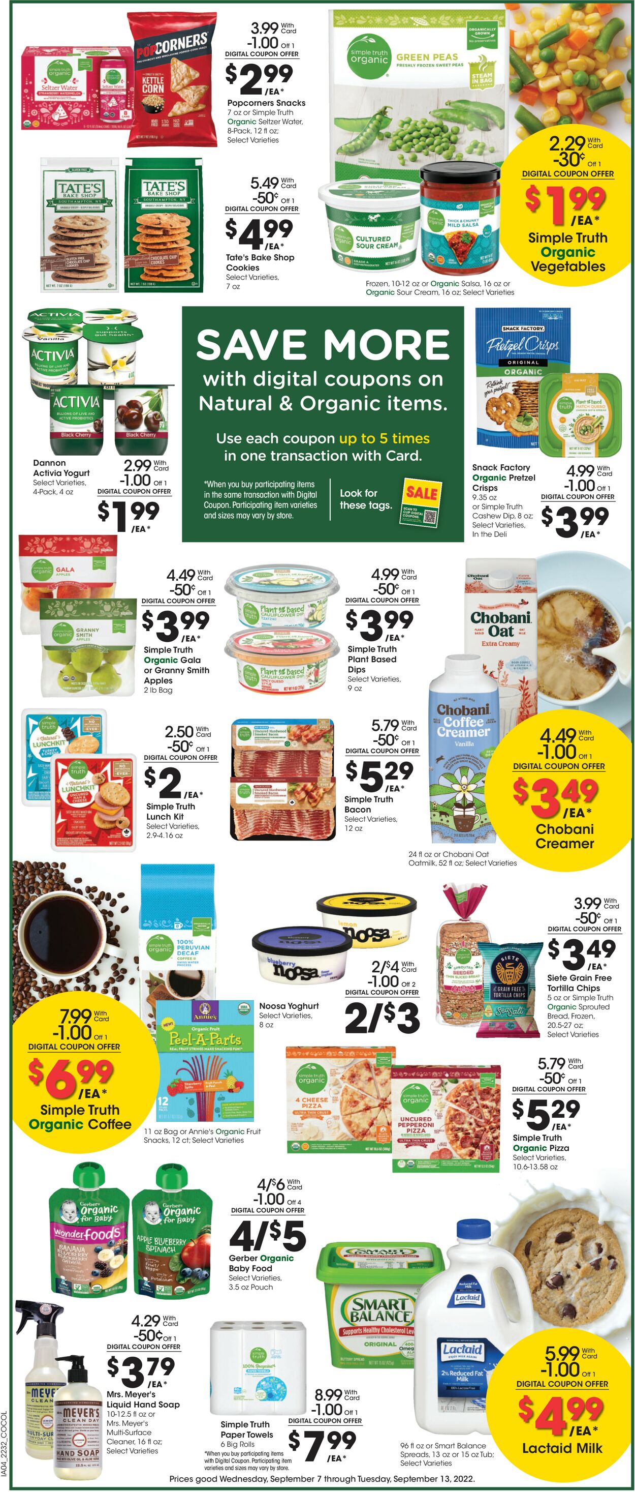 Catalogue Kroger from 09/07/2022