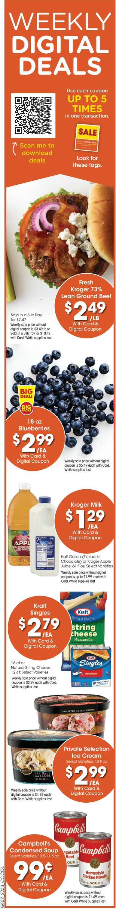 Catalogue Kroger from 09/14/2022