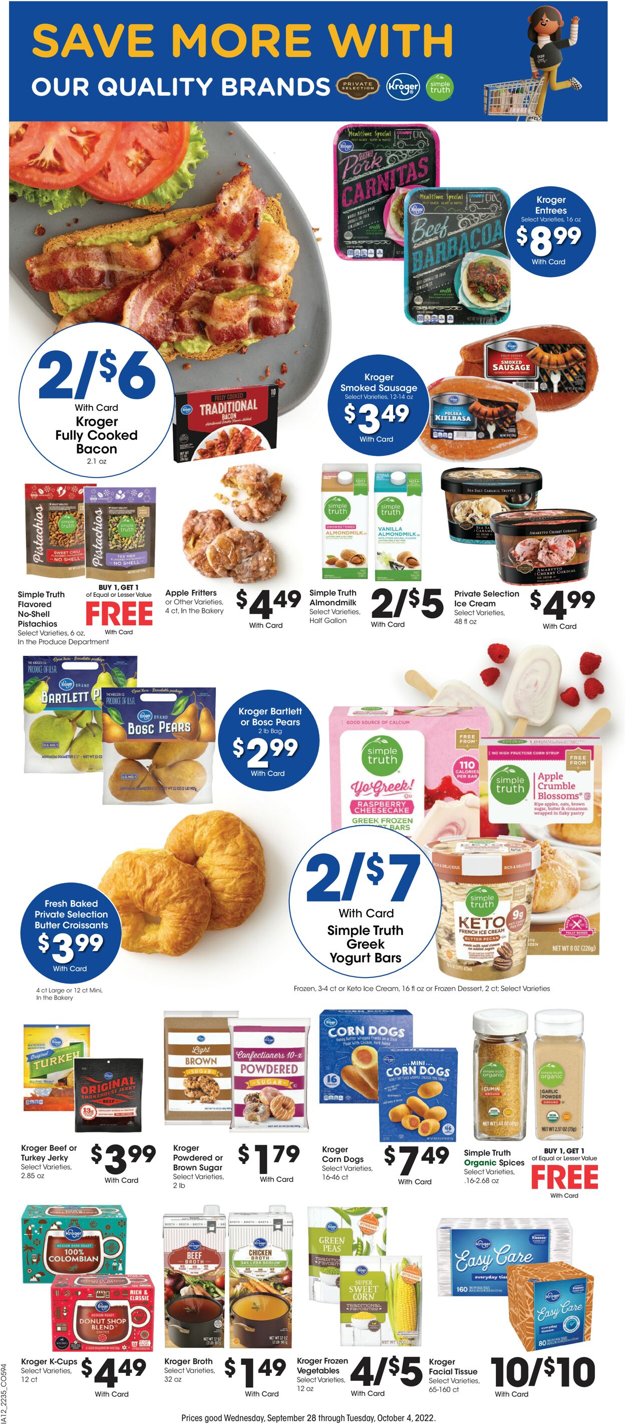 Catalogue Kroger from 09/28/2022