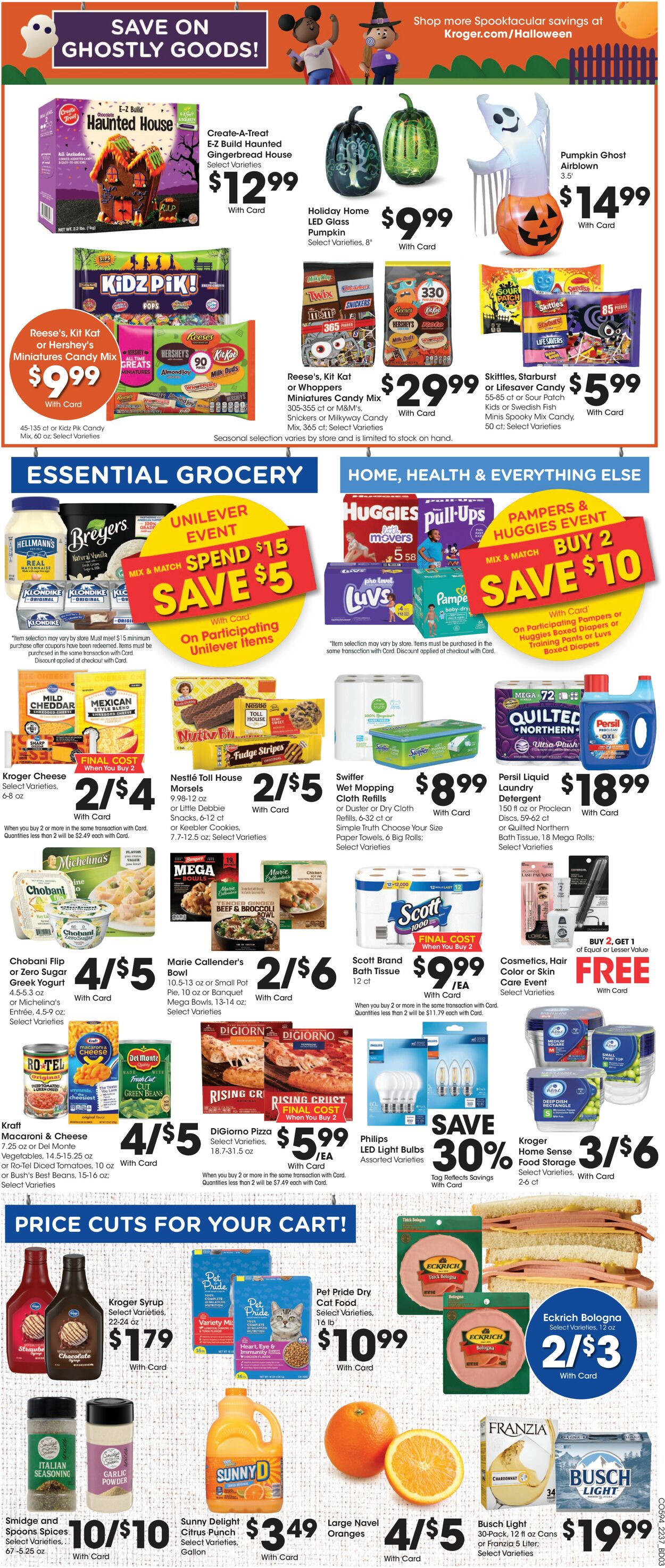 Catalogue Kroger from 10/12/2022