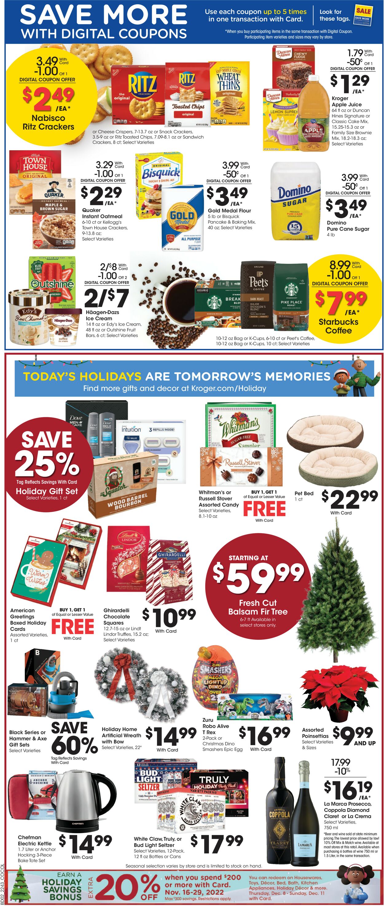 Catalogue Kroger from 11/25/2022