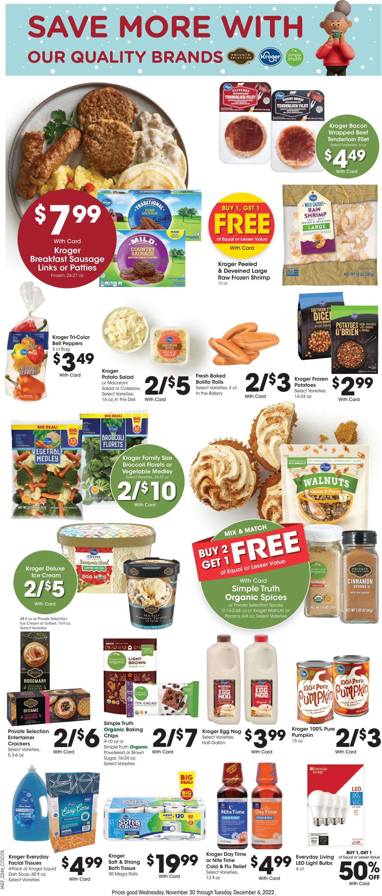 Catalogue Kroger from 11/30/2022