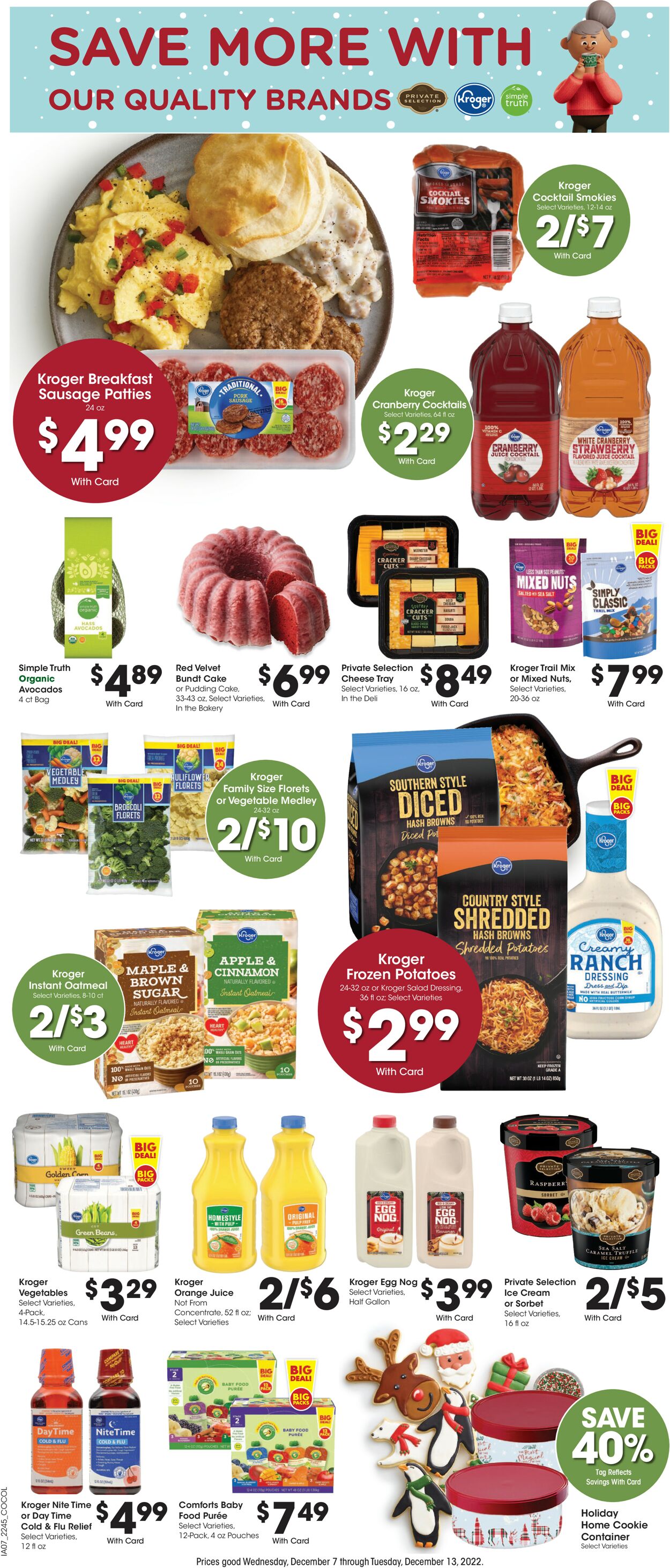 Catalogue Kroger from 12/07/2022