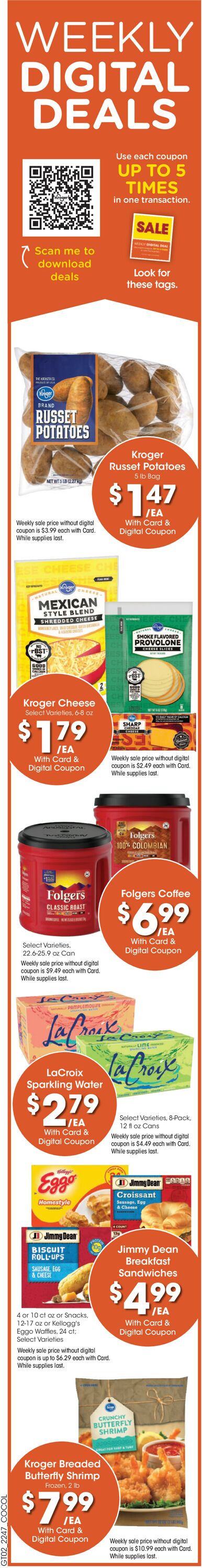 Catalogue Kroger from 12/21/2022