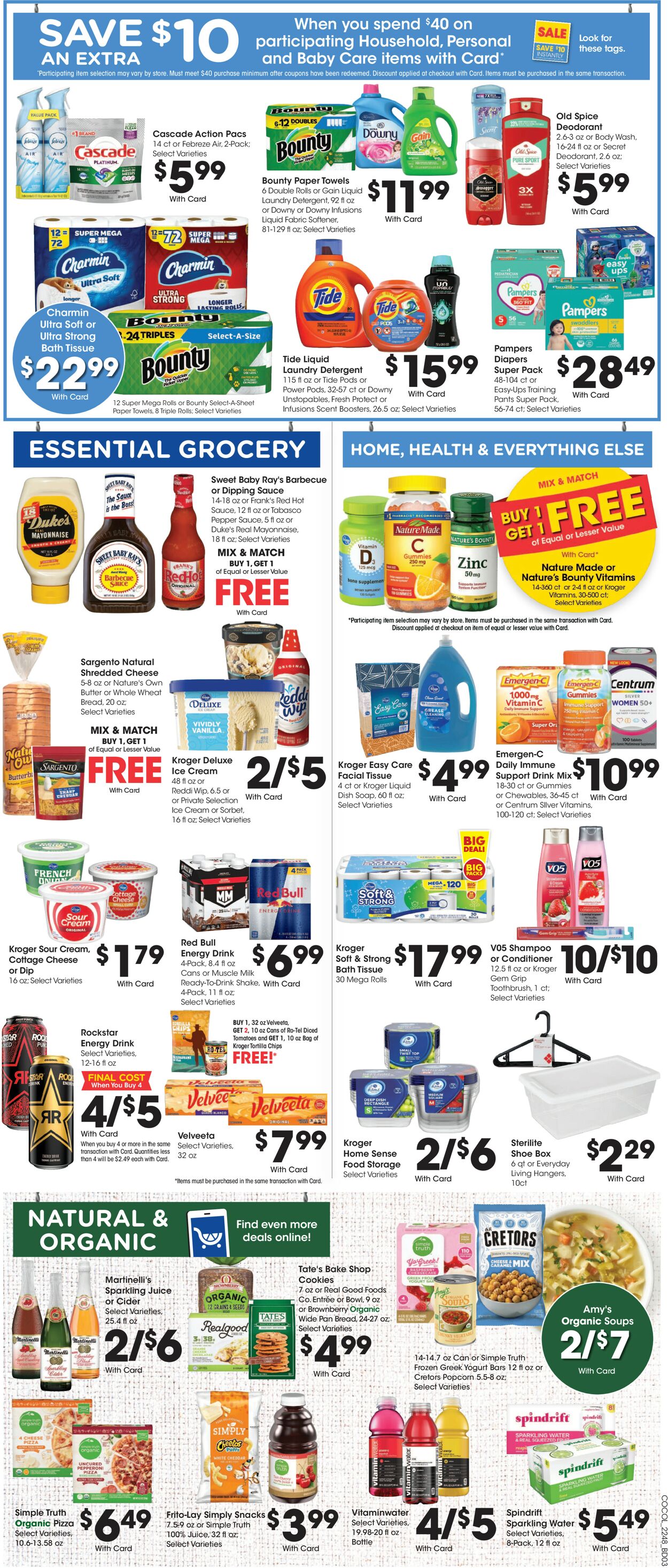 Catalogue Kroger from 12/28/2022