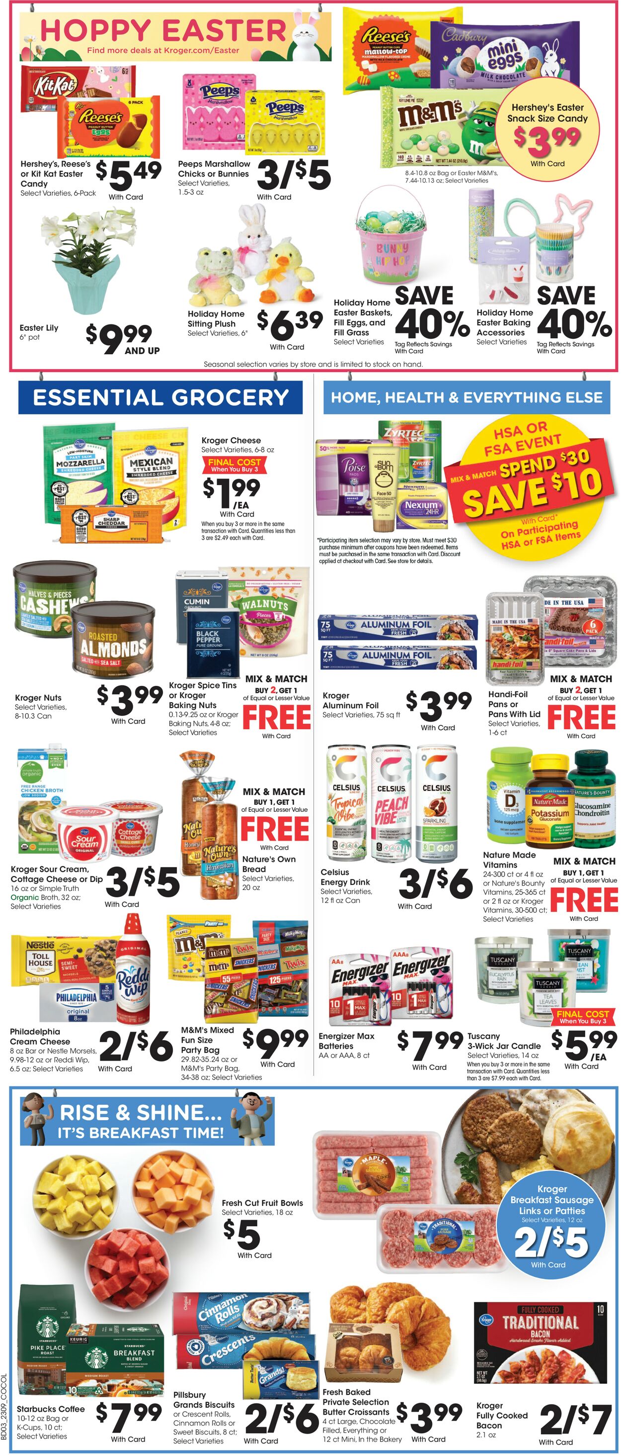 Catalogue Kroger from 03/29/2023