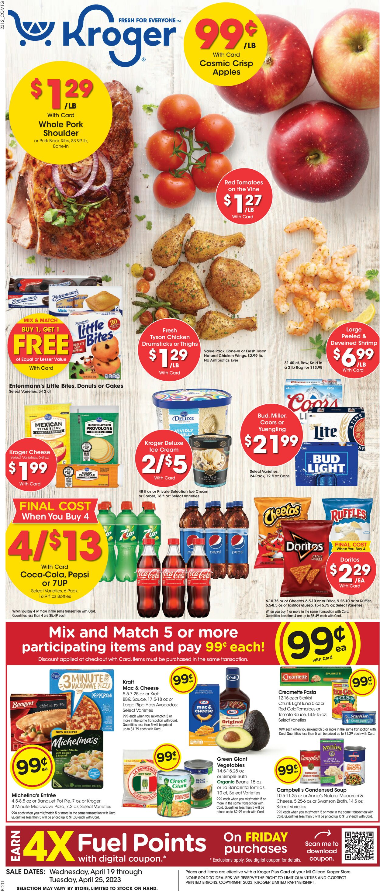 Catalogue Kroger from 04/19/2023