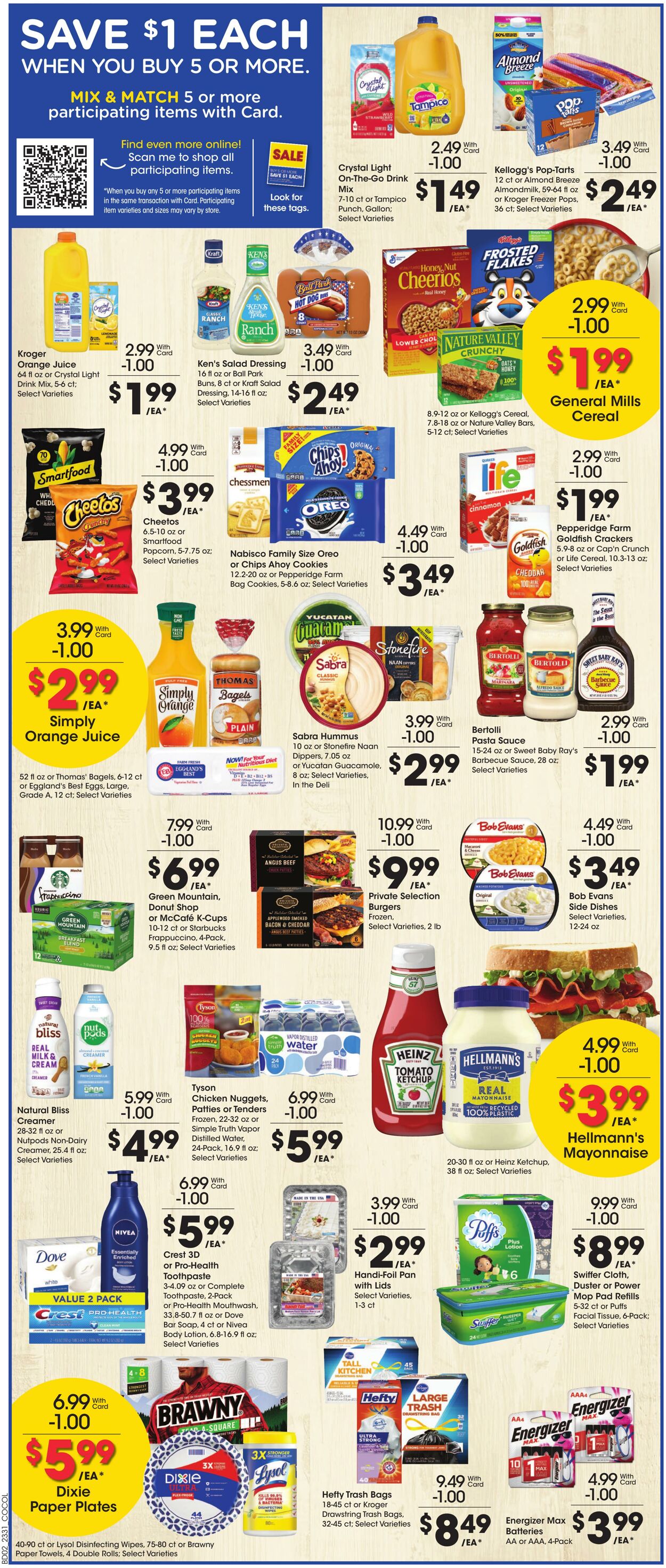 Catalogue Kroger from 08/30/2023
