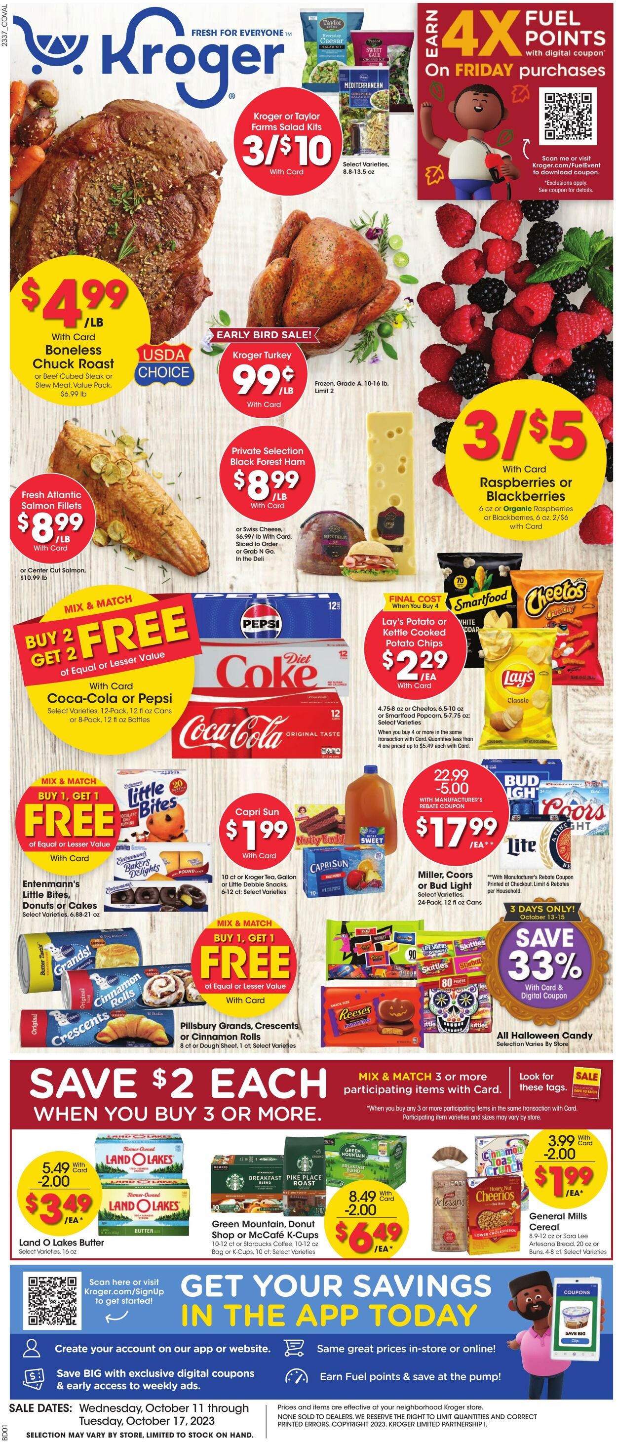 Catalogue Kroger from 10/11/2023