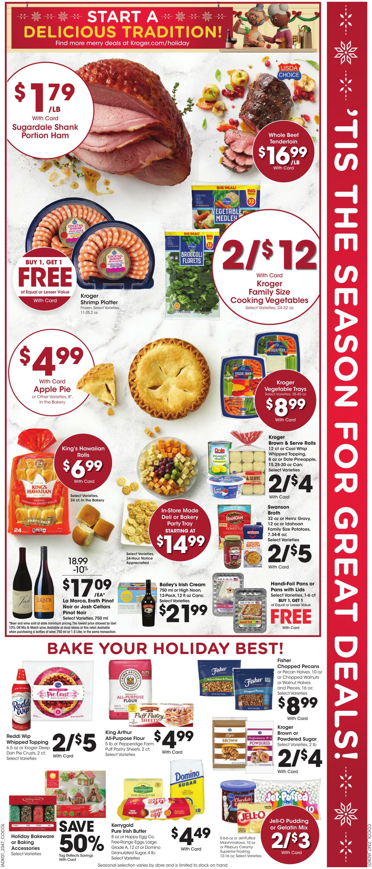 Catalogue Kroger from 12/20/2023