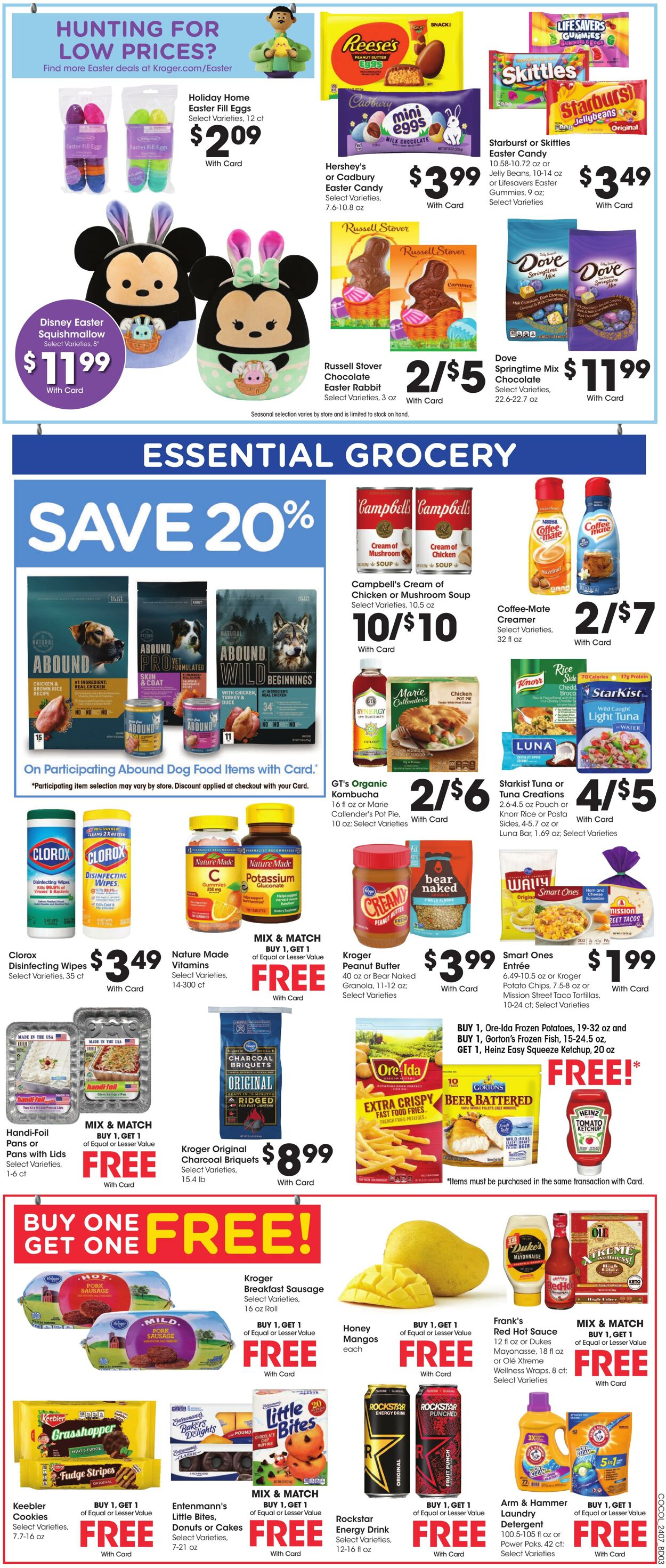 Catalogue Kroger from 03/20/2024