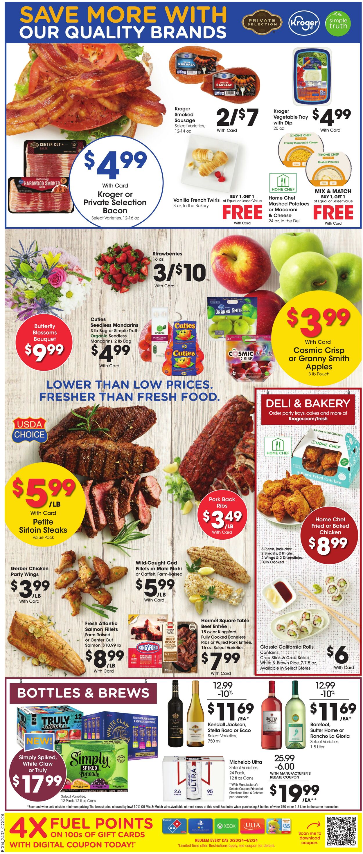 Catalogue Kroger from 03/20/2024