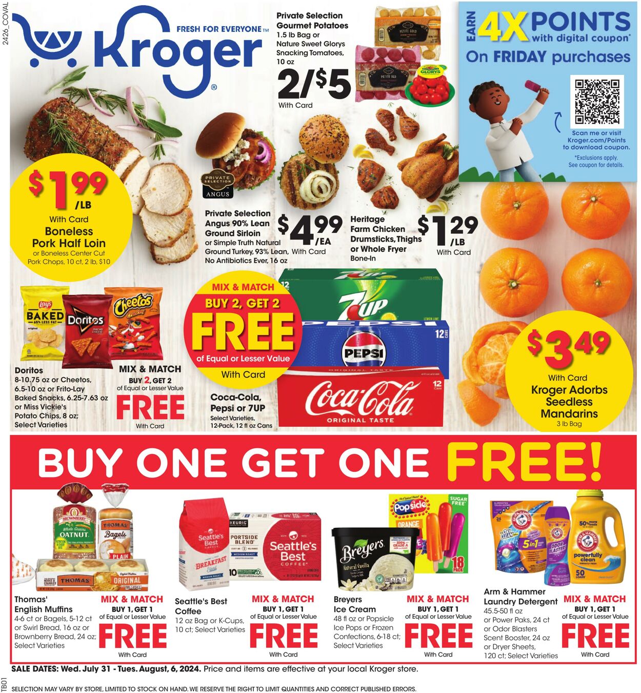 Catalogue Kroger from 07/31/2024