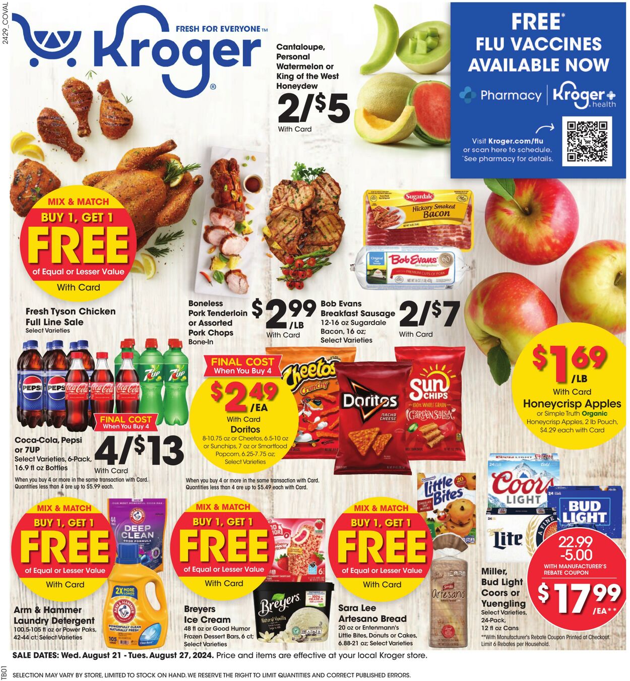 Catalogue Kroger from 08/21/2024