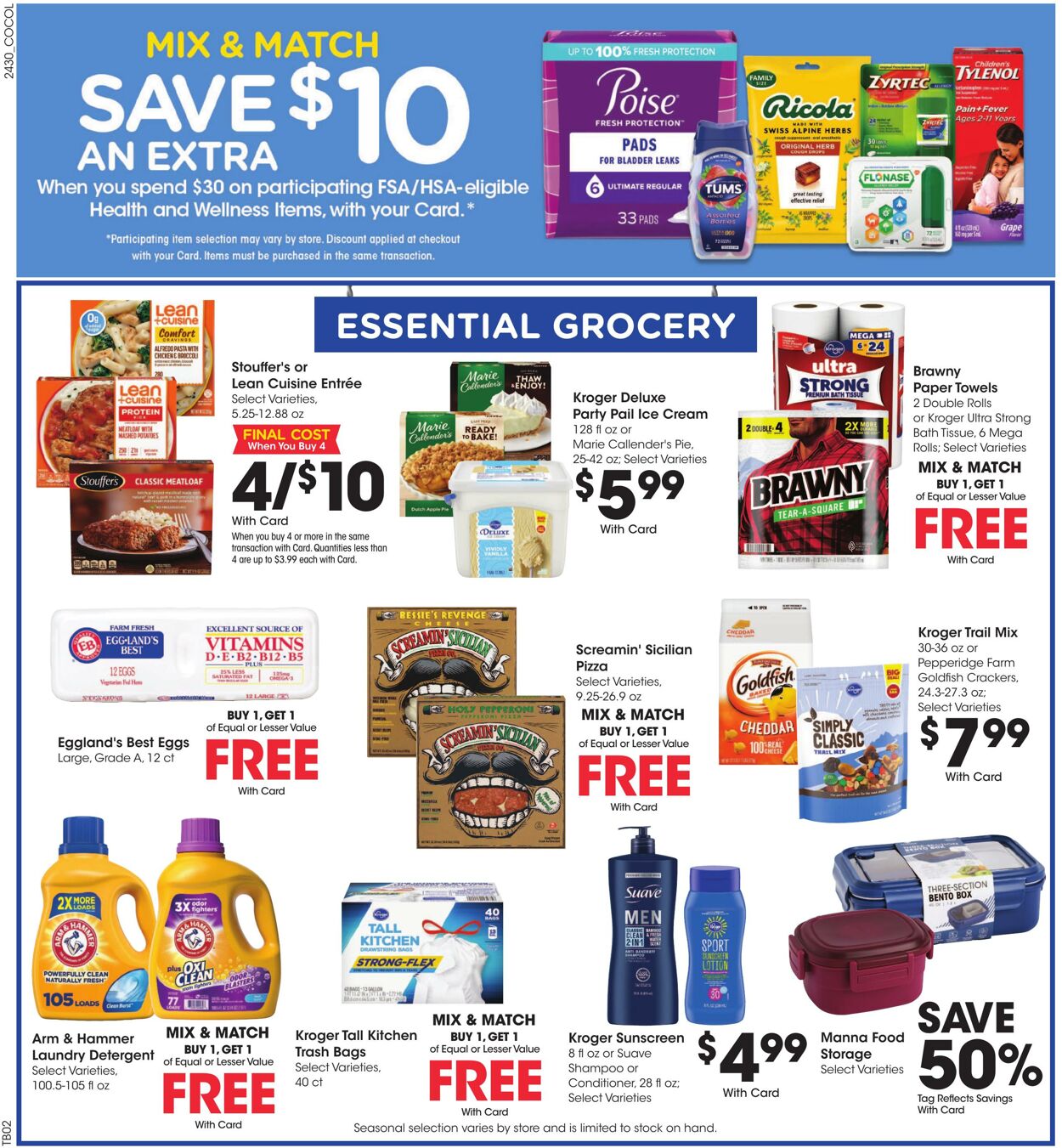 Catalogue Kroger from 08/28/2024