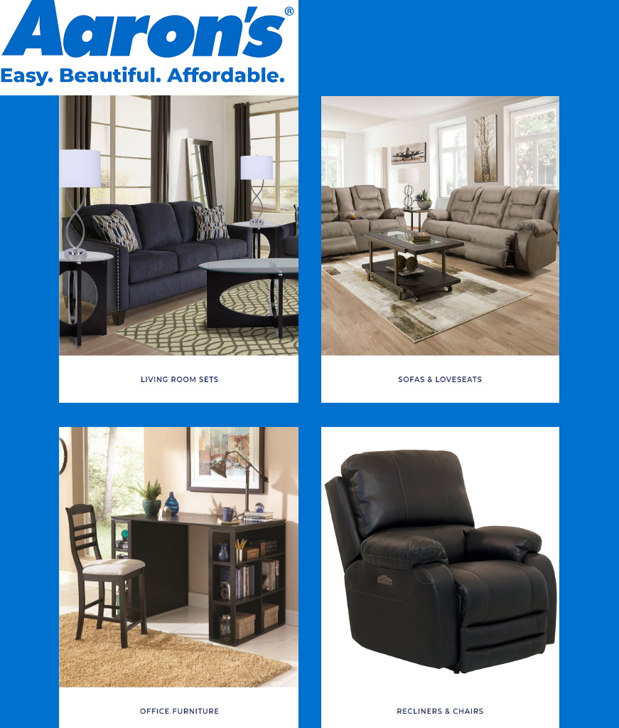 Catalogue Aaron's - Black Friday Ad 2019 from 11/26/2019
