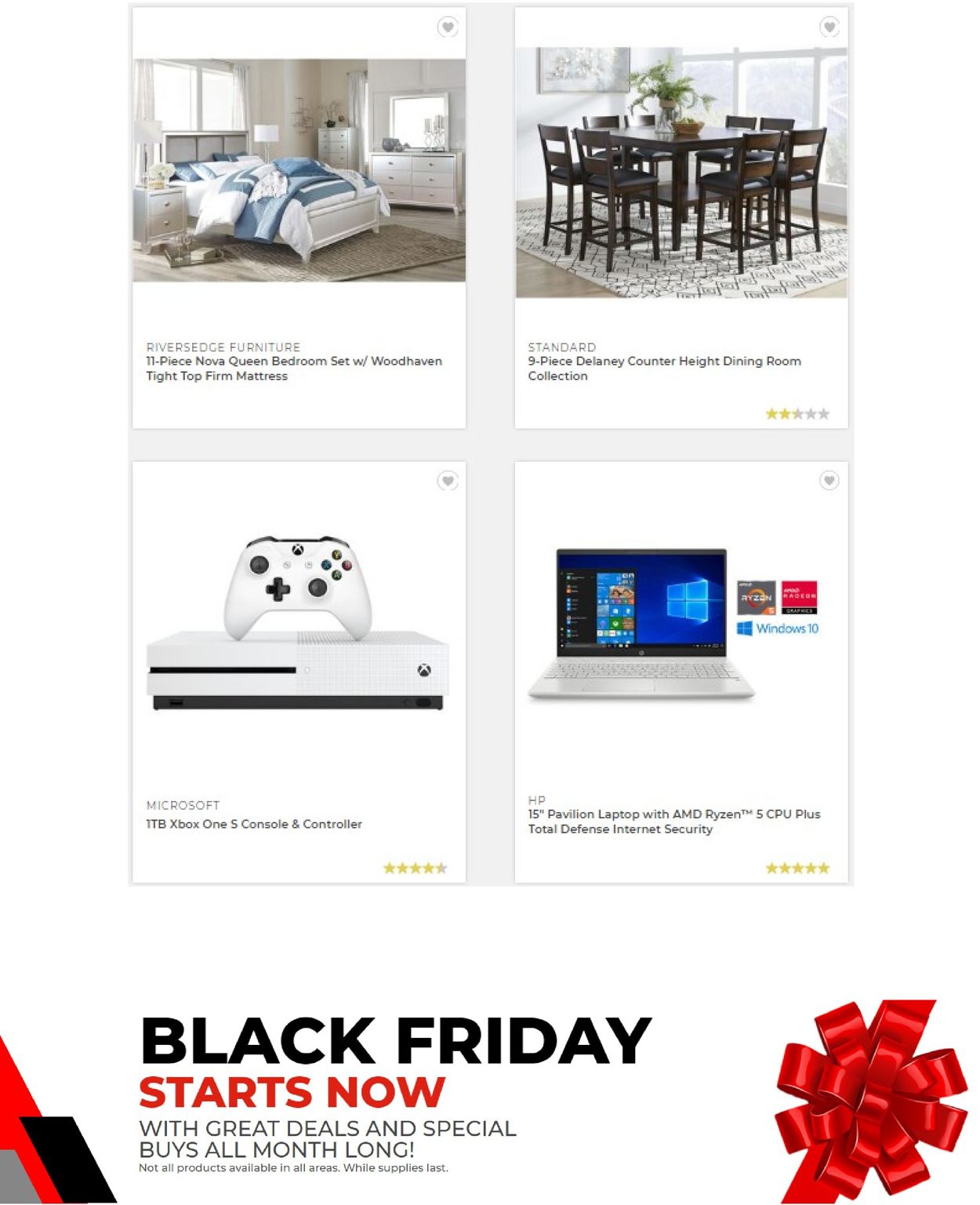 Catalogue Aaron's Black Friday 2020 from 11/19/2020