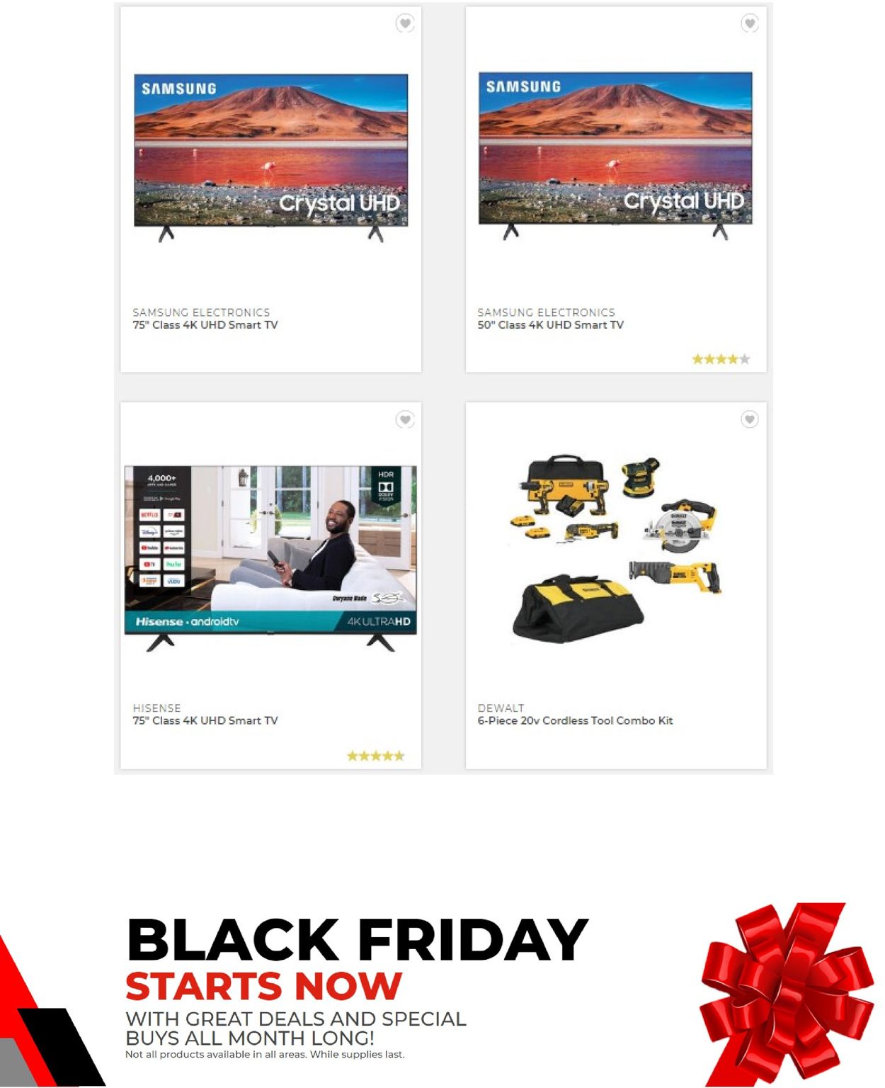 Catalogue Aaron's Black Friday 2020 from 11/19/2020