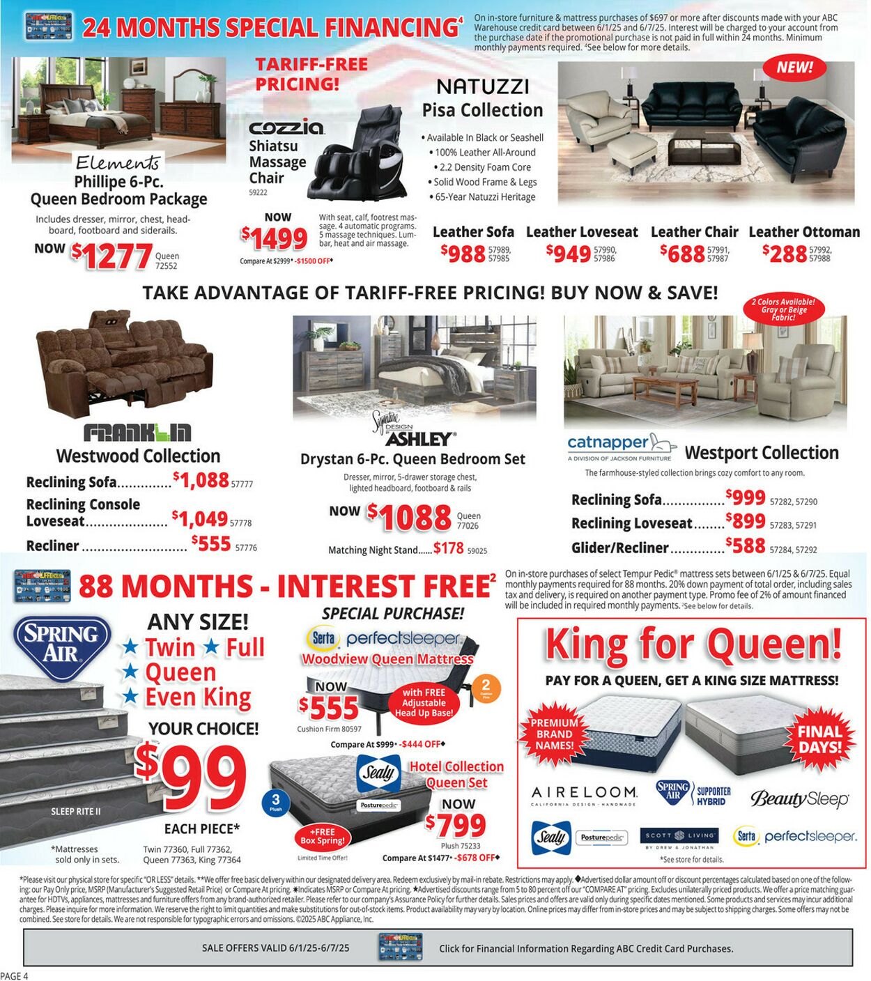 Catalogue ABC Warehouse from 06/01/2025