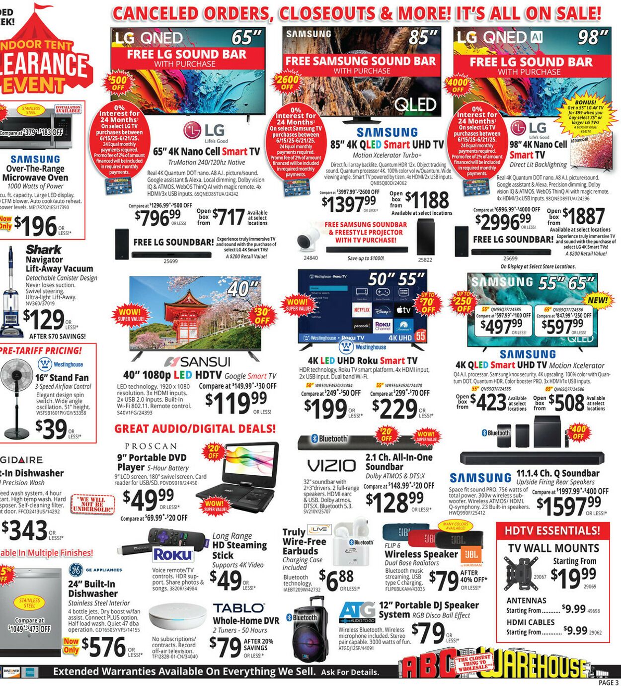 Catalogue ABC Warehouse from 06/15/2025