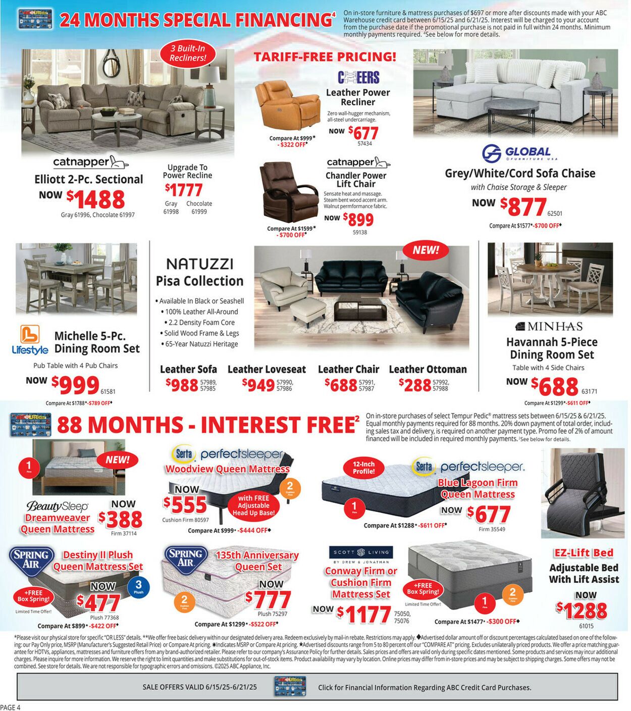 Catalogue ABC Warehouse from 06/15/2025