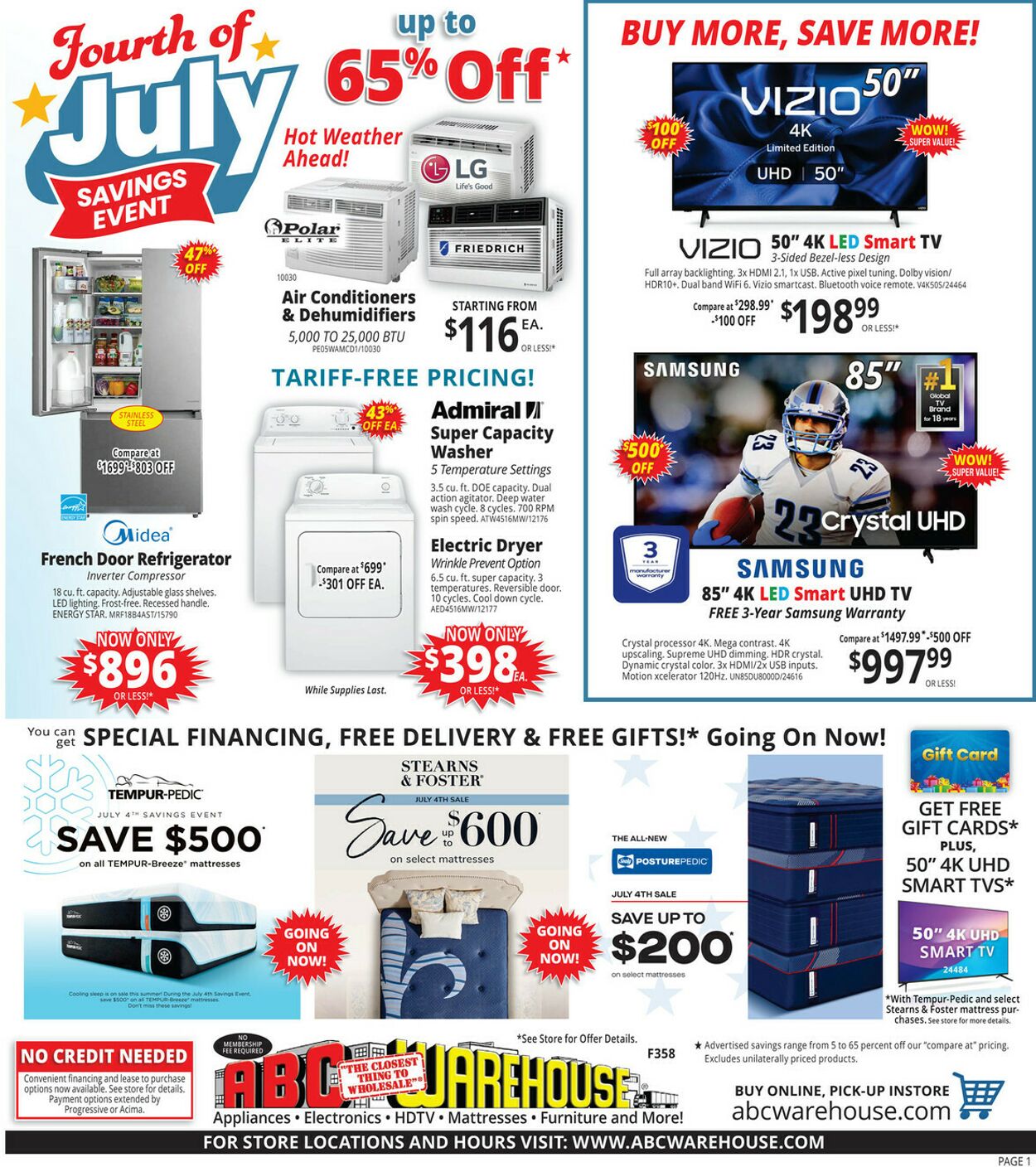 Catalogue ABC Warehouse from 06/22/2025