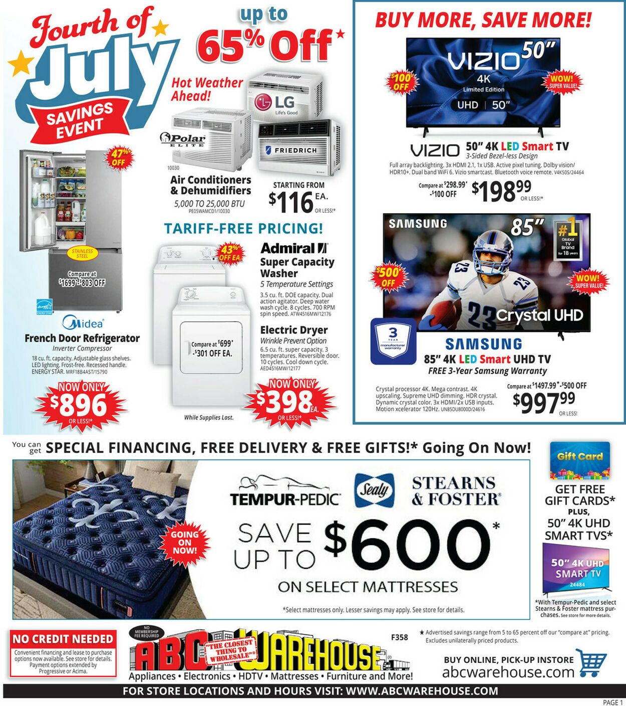 Catalogue ABC Warehouse from 06/22/2025