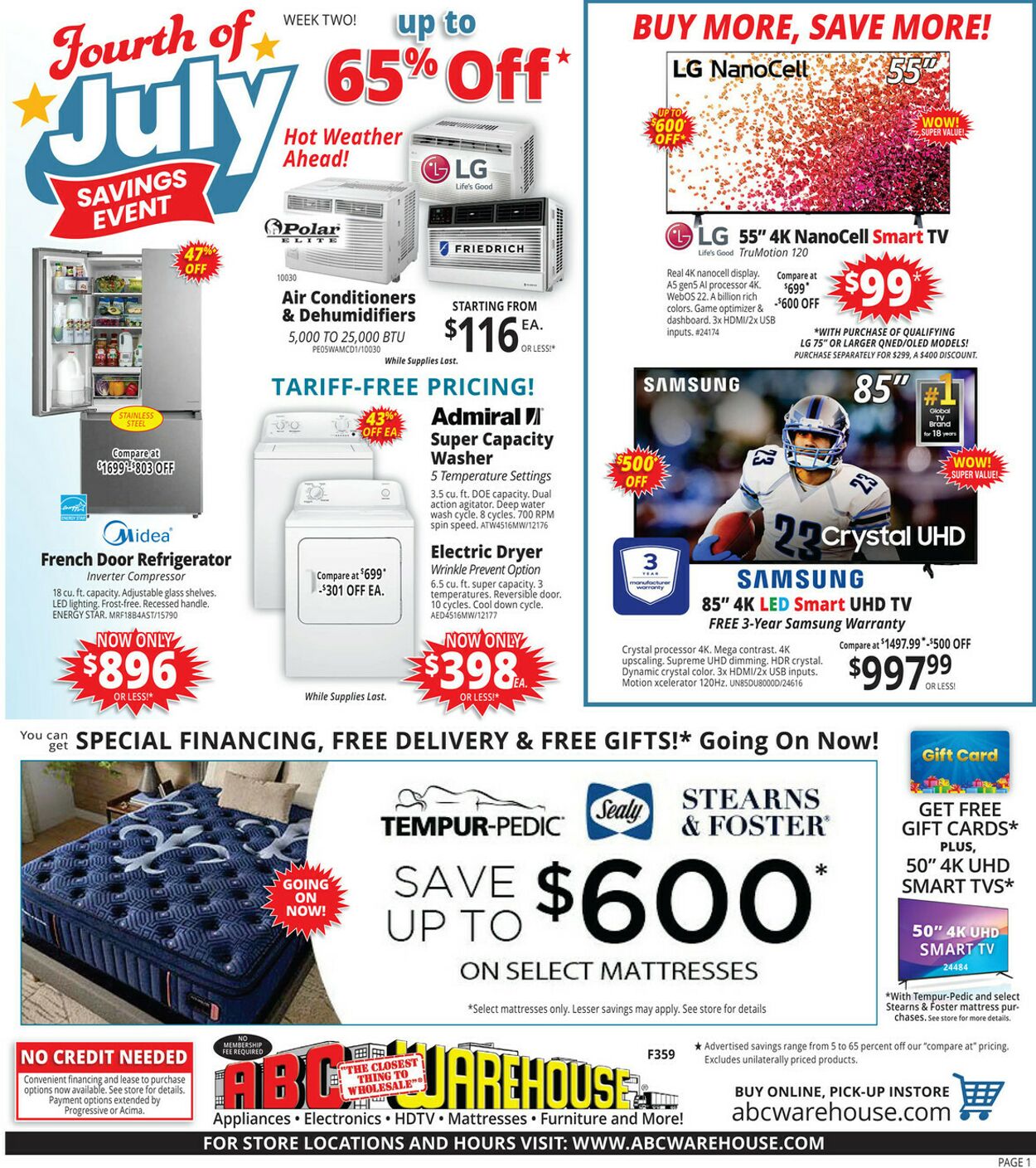 Catalogue ABC Warehouse from 06/29/2025