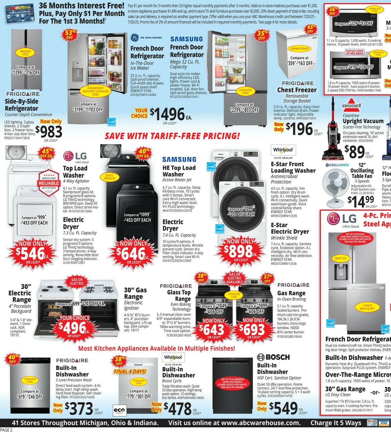Catalogue ABC Warehouse from 07/20/2025