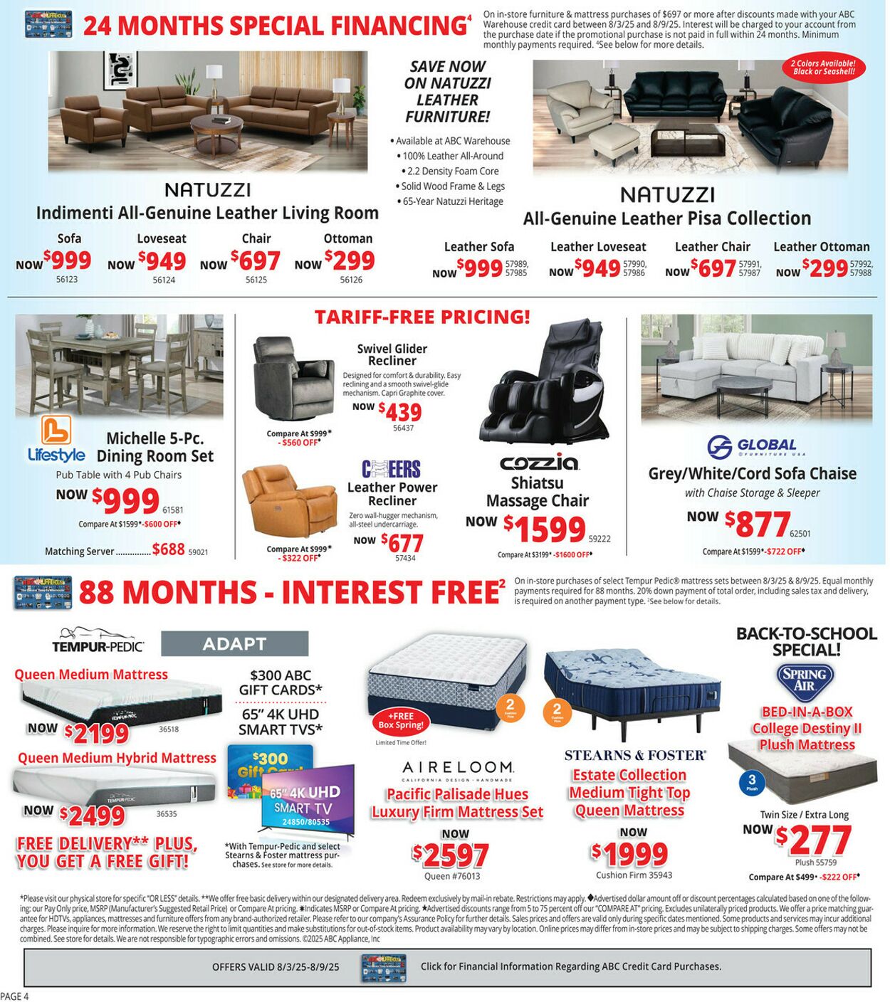 Catalogue ABC Warehouse from 08/03/2025