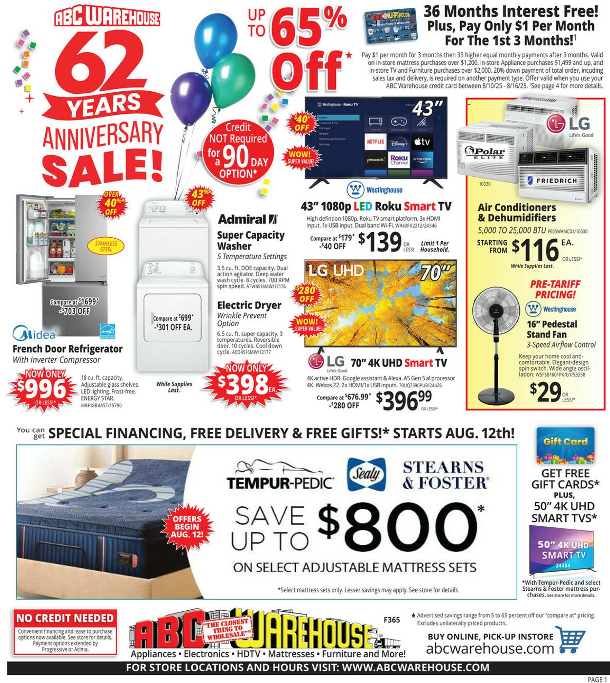 Catalogue ABC Warehouse from 08/10/2025