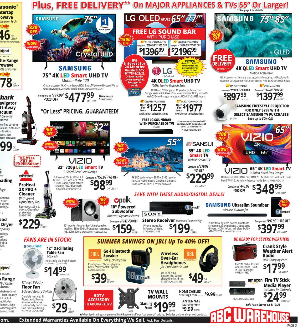 Catalogue ABC Warehouse from 08/17/2025