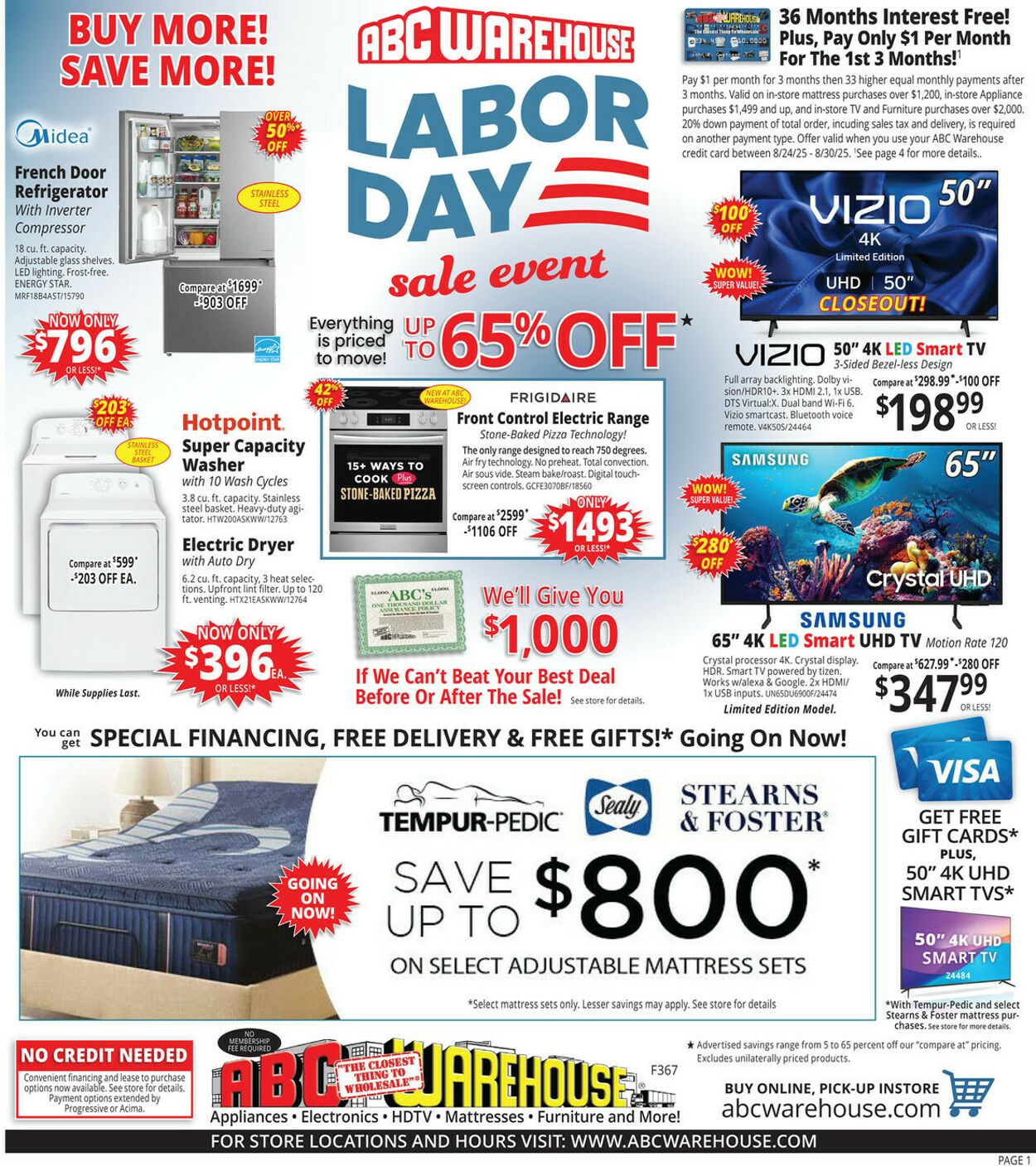 Catalogue ABC Warehouse from 08/24/2025