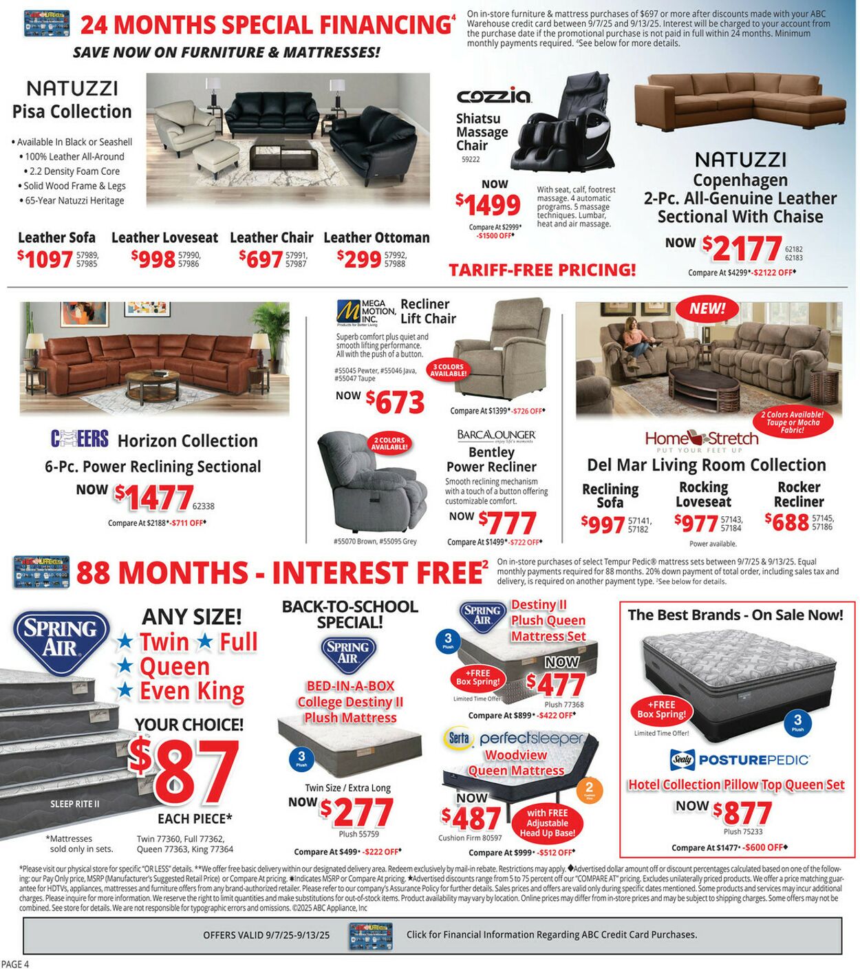 Catalogue ABC Warehouse from 09/07/2025