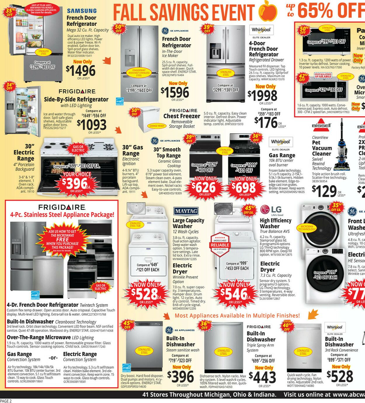 Catalogue ABC Warehouse from 09/14/2025