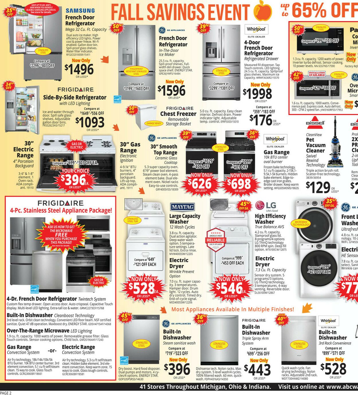 Catalogue ABC Warehouse from 09/21/2025
