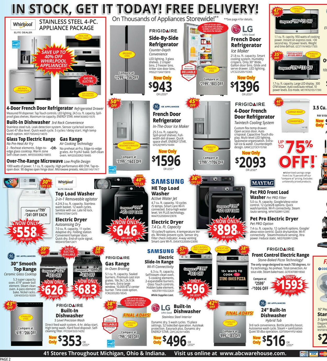 Catalogue ABC Warehouse from 09/28/2025